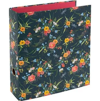 Pořadač pákový A4, 8cm 'Verano dark', modrý - Goldbuch