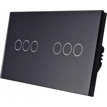 vypínač DOTYKOVÝ SPÍNAČ SVĚTLA ZIGBEE TUYA 3+3 BEZ N 6K