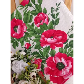 Utěrka Kuchyňská utěrka - růžová divoká růžička