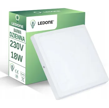 LED Panel stropní svítidlo NÁSTĚNNÝ 18W Neutrální bílá, Ne blikající, CCD