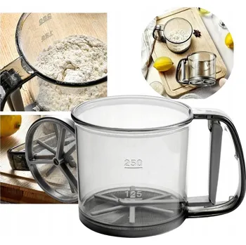 Cedník a síto SÍTO NA MOUKU 11X15,5 CM KUCHYŇSKÉ SÍTKO