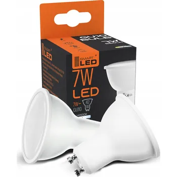 Žárovka LED žárovka GU10 2835 SMD 7W Neutrální bílá úsporná nebliká CCD