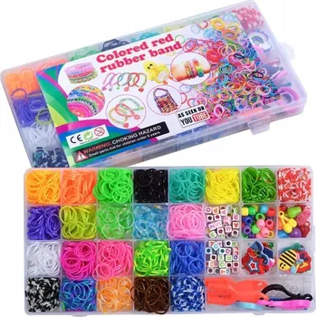 Obraz Sada Dax korálků a gumiček na výrobu náramků GM452