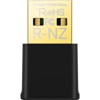 Počítač USB klient TP-Link Archer TX1800U Nano AX 1800 adaptér, 2,4/5GHz, USB 2.0