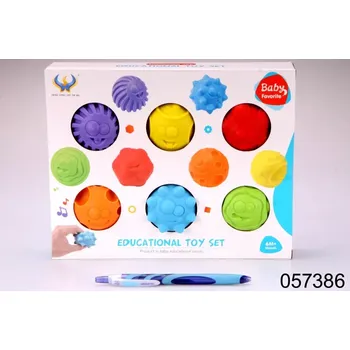 MÍČKY DO VANY 6ks V KRABICI RŮZNÉ TVARY