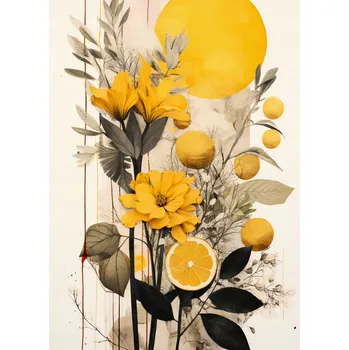 Plakát Plakát Citrusové potěšení bez rámu 39,5 x 55 cm