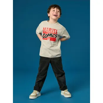 Chlapecké tričko Sinsay - Tričko Marvel - krémová - 222CT-01X - 222CT-01X-104