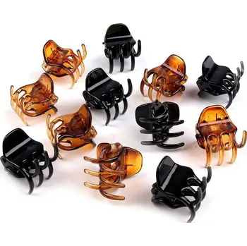 Skřipec do vlasů malý 20x20 mm Varianta: mix, Balení: 12 ks