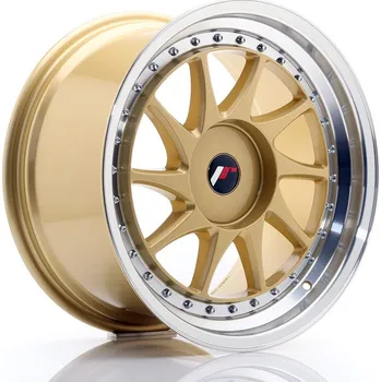 Disk Japan Racing JR26 17x8 ET20-35 BLANK Gold w/Machined Lip