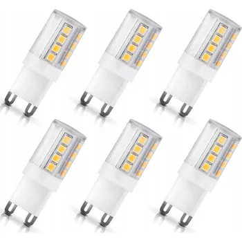 Žárovka 6x LED Žárovka G9 4W = 30W Teplá Bílá