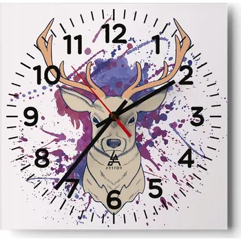 Hodiny Nástěnné hodiny do obýváku 40x40 Abstrakce Tiché hodiny Skleněné hodiny Bez hlučnosti