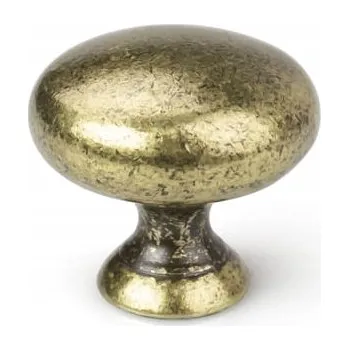 Nábytkové kování Nábytková úchytka retro staré zlato kulatá GM423 ATM