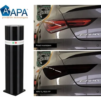 APA TL | FÓLIE NA SVĚTLA TERMO PLASTICKÁ S KANÁLKOVÝM LEPIDLEM 95% ZATEMNĚNÍ