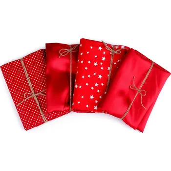 Zbytková metráž látek 1 ks Varianta: 8 červená různé odstíny, Balení: 1 ks