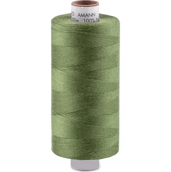 Nit Polyesterové nitě návin 1000 m Aspo Amann Varianta: 1210 zelená khaki stř., Balení: 1 ks