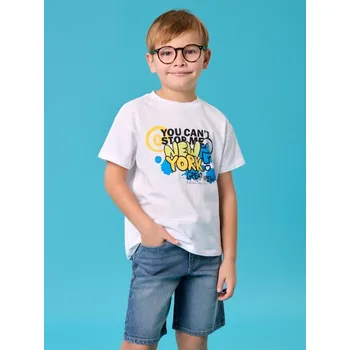 Chlapecké džíny Sinsay - Džínové kraťasy - modrá - 959CU-55J - 959CU-55J-98