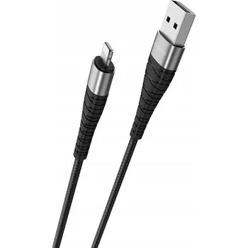 Datový kabel Kabel Borofone USB - Apple Lightning 1 m černý