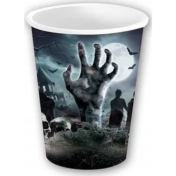 Jednorázové nádobí HALLOWEENSKÉ KELÍMKY DARK KELÍMKY 6 KS 355 ML
