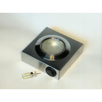 Obraz Stropní svítidlo přisazené ANIKOL 20 W G4 8,5 cm stříbrné