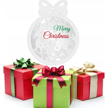 Vánoční dekorace VÁNOČNÍ KOULE VÁNOČNÍ BAŇKY NEROZBITNÉ 10 CM NA VÁNOČNÍ STROMEČEK PREMIUM SKLO