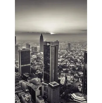 Obraz Plakát Panorama města za soumraku 2 bez rámu 29,7 x 42 cm