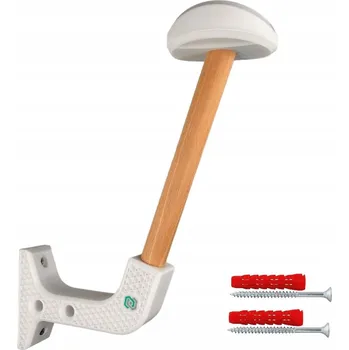 Věšák DELOSPRO Držák, hák, věšák na motocyklová přilba EXTREME WOOD WHITE