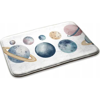 Koberec Koberec Hustý kobereček do dětského pokoje pro děti - Akvarelové planety