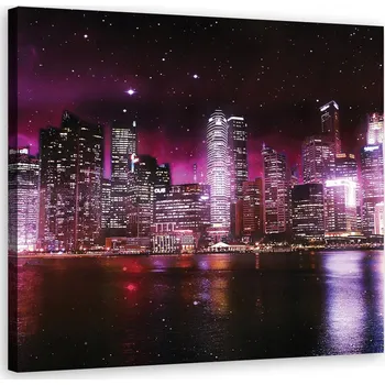 Obraz Obraz Na Plátně Město York Noc 60X60