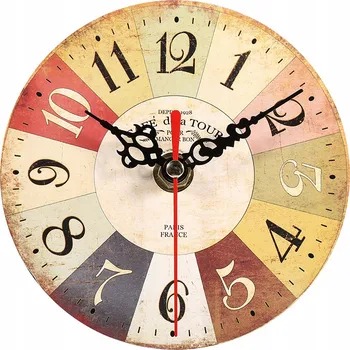 Hodiny MODERNÍ TICHÉ DŘEVĚNÉ HODINY NA ZEĎ 12 CM