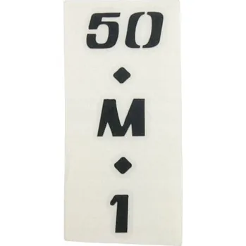 samolepka SAMOLEPKA samolepky obtisk Romet Motorynka 50-M1 M 1 M1 černá svislá