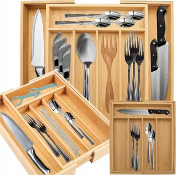 Příborník do zásuvky Zolta Organizér do zásuvky na příbory 28,5 x 32 cm