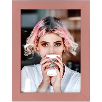 Obraz Rámeček na diplom 15x21 Italia Pudrová Růžová