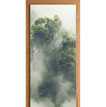 Fototapeta Samolepka na dveře samolepicí příroda mlhavý les