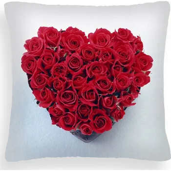 Polštář POLŠTÁŘ VALENTÝN LOVE-09 RŮŽOVÉ SRDCE 50X50