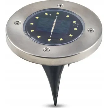 Venkovní osvětlení Solární lampa zapichovací Kobi stříbrná 14 cm 1 ks