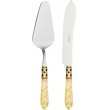 Příbor LOPATKA NŮŽ SADA NA DORT z nerezové oceli BUGATTI