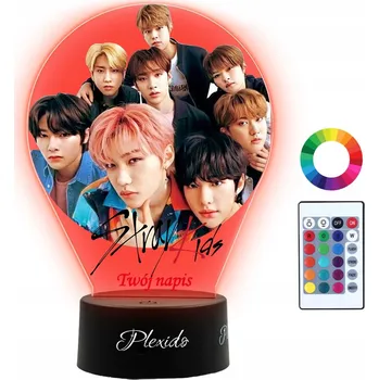 Lampička Noční lampa Plexido vícebarevná