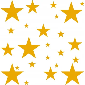 Samolepící dekorace Nálepky na zeď Mg Design hvězdičky samolepicí 182 ks