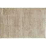 KOBEREC SHAGGY DO OBÝVÁKU chlupatý obdélníkový béžový taupe 160 x 230 cm