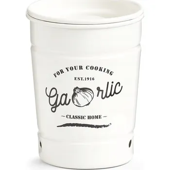 Obraz Kovová dóza / plechovka na čaj 17 cm BÍLÁ