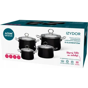 Sada nádobí Sada hrnců Altom Design Izydor smaltované 8 dílů