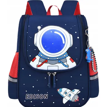 Školní batoh Školní batoh jednokomorový Astronaut Edison modrý, vícebarevný, 9 l