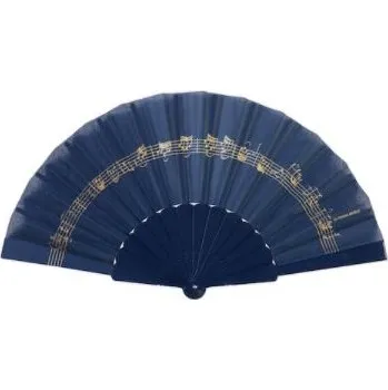 Karnevalový doplněk Vějíř PARTITURA BACH, modrý