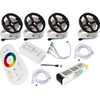 LED páska LED pásek 20 m RGB LED-ONE 5050 s dotykovým dálkovým ovládáním