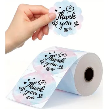 Samolepící etiketa Phomemo samolepky tepelné etikety 50x50 mm 140 ks obláčků M110 M200 M220