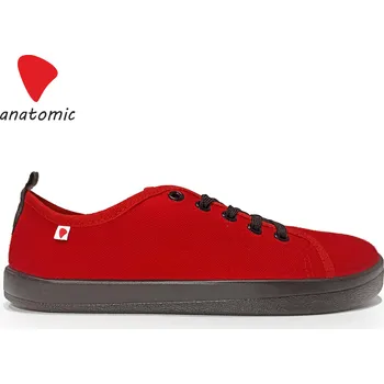 Dámská obuv Anatomic stylové barefoot tenisky STARTER A16 - Červené s černou Velikost EU: 40, vnitřní délka: 258, vnitřní šířka: 99