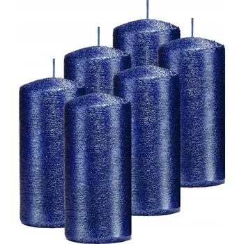 Svíčka Tradiční parafínová svíčka bez vůně Drobo 6 ks