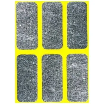 Podložka pod nábytek FILCOVÁ PODLOŽKA SAMOLEPICÍ 25x60 ŠEDÁ FILCOVÉ PODLOŽKY 6 Ks PREMIUM