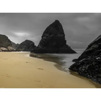 Obraz Plakát Bedruthan Steps, pláž Cornwall, 2, bez rámu, 40 x 30 cm