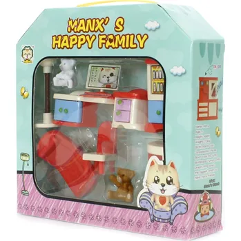 Doplněk pro panenku SADA NÁBYTKU PRO PANENKY mini NÁBYTEK pro panenky